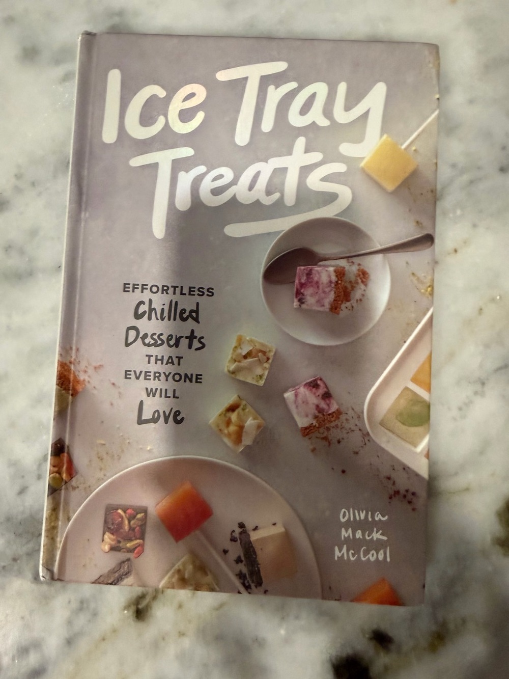 Ice Tray Treats Chilled Dessert Cookbook - 2 Ice Trays
